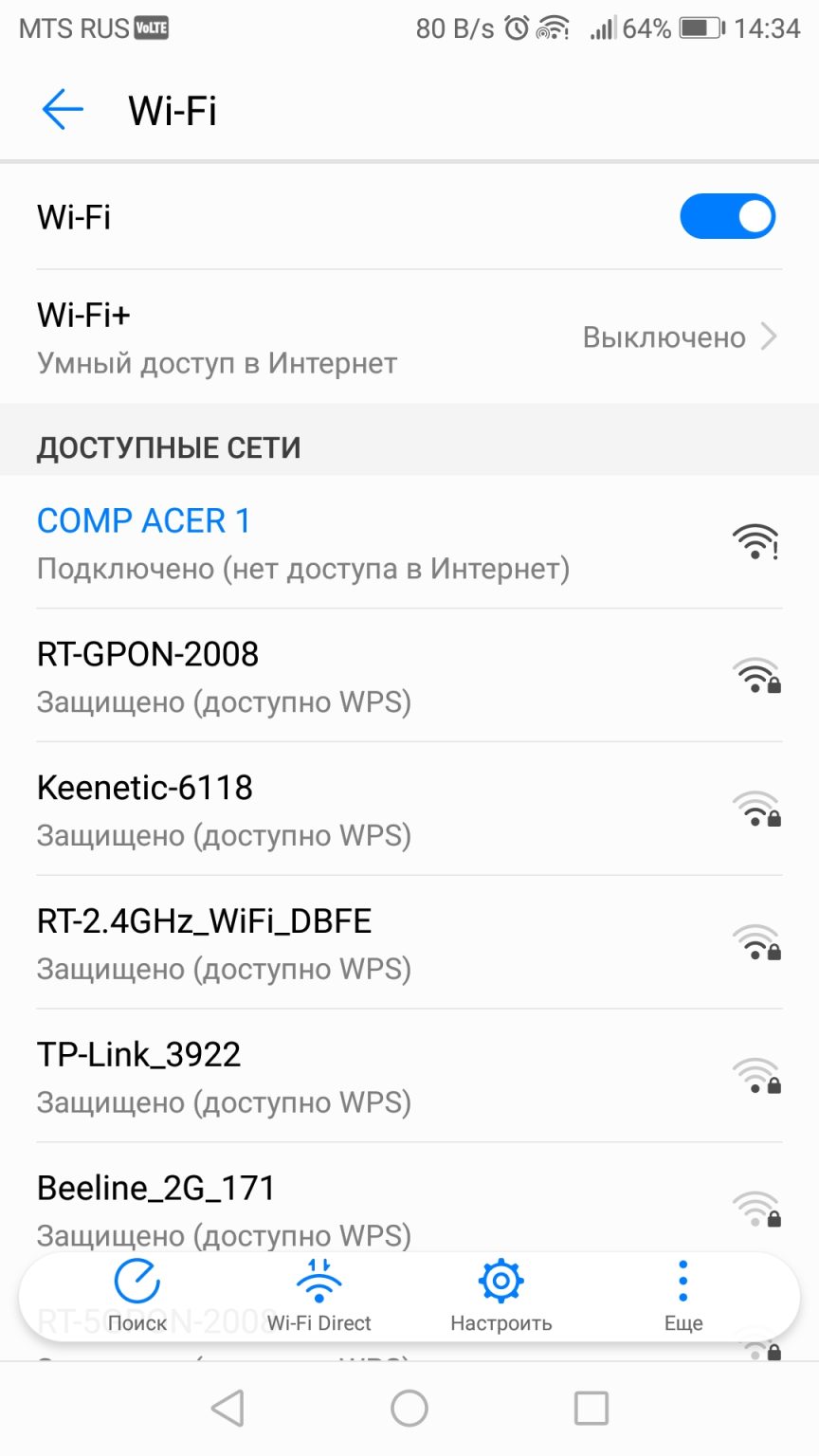 С какой скоростью телефон раздает wifi