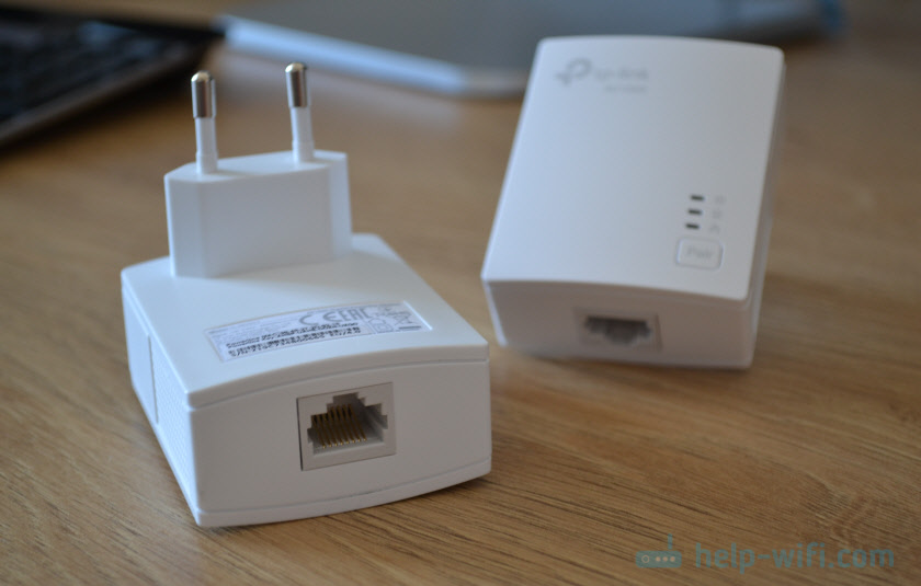 Ethernet порт на TL-PA7017 KIT для подключения телевизора, ПК, игровой приставки к интернету по электросети