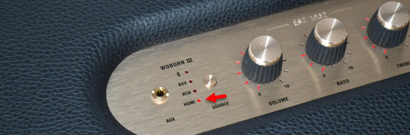 Вывод звука на колонку Marshall через HDMI