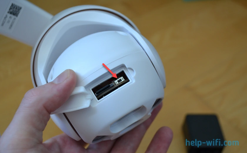 Кнопка Reset на Wi-Fi Smart Camera