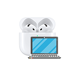 Подключение AirPods 4 к ноутбуку