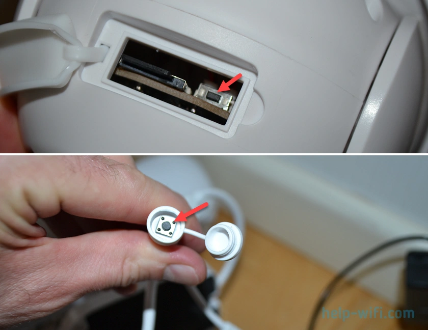 Сброс и повторная настройка камеры видеонаблюдения если к ней нет доступа через приложение