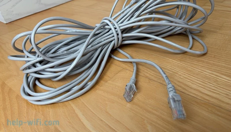 Витая пара для подключения камеры видеонаблюдения к роутеру