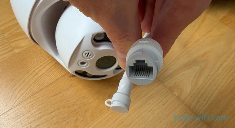 LAN-порт на камере видеонаблюдения